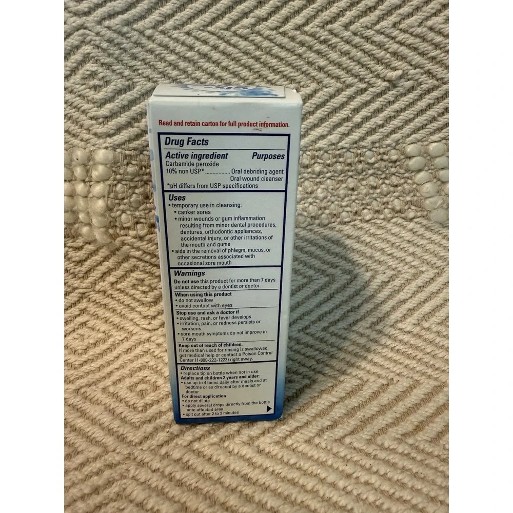 1x READ Gly-Oxide Antiseptic Oral Cleanser Liquid 2 oz LARGE BOTTLE New Sealed